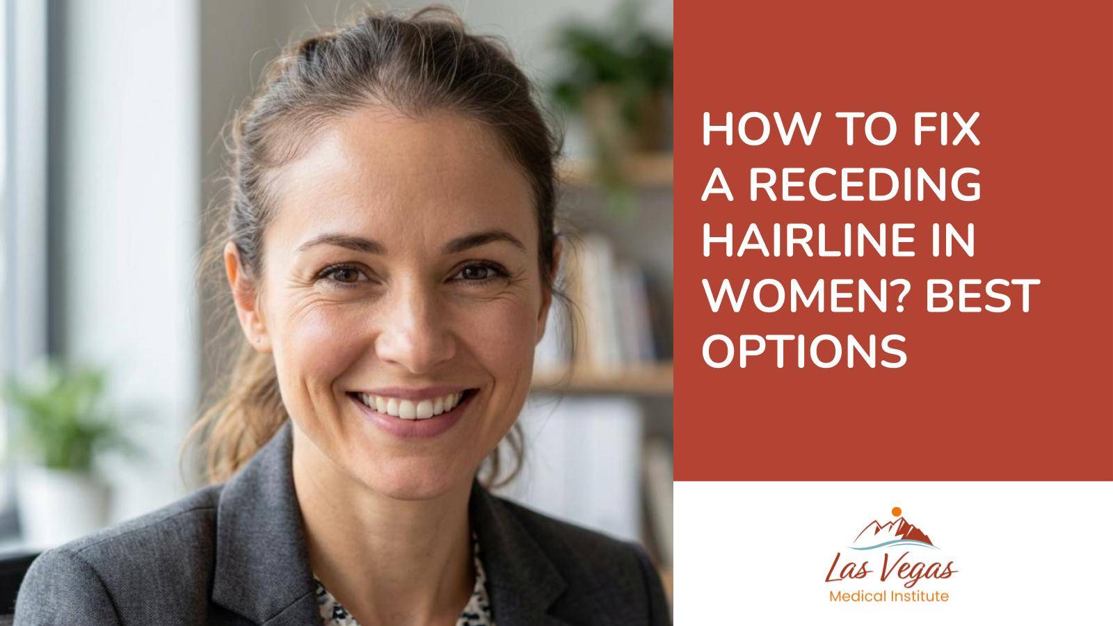 How to Fix a Receding Hairline in Women? Best Options By Las Vegas Medical Institute