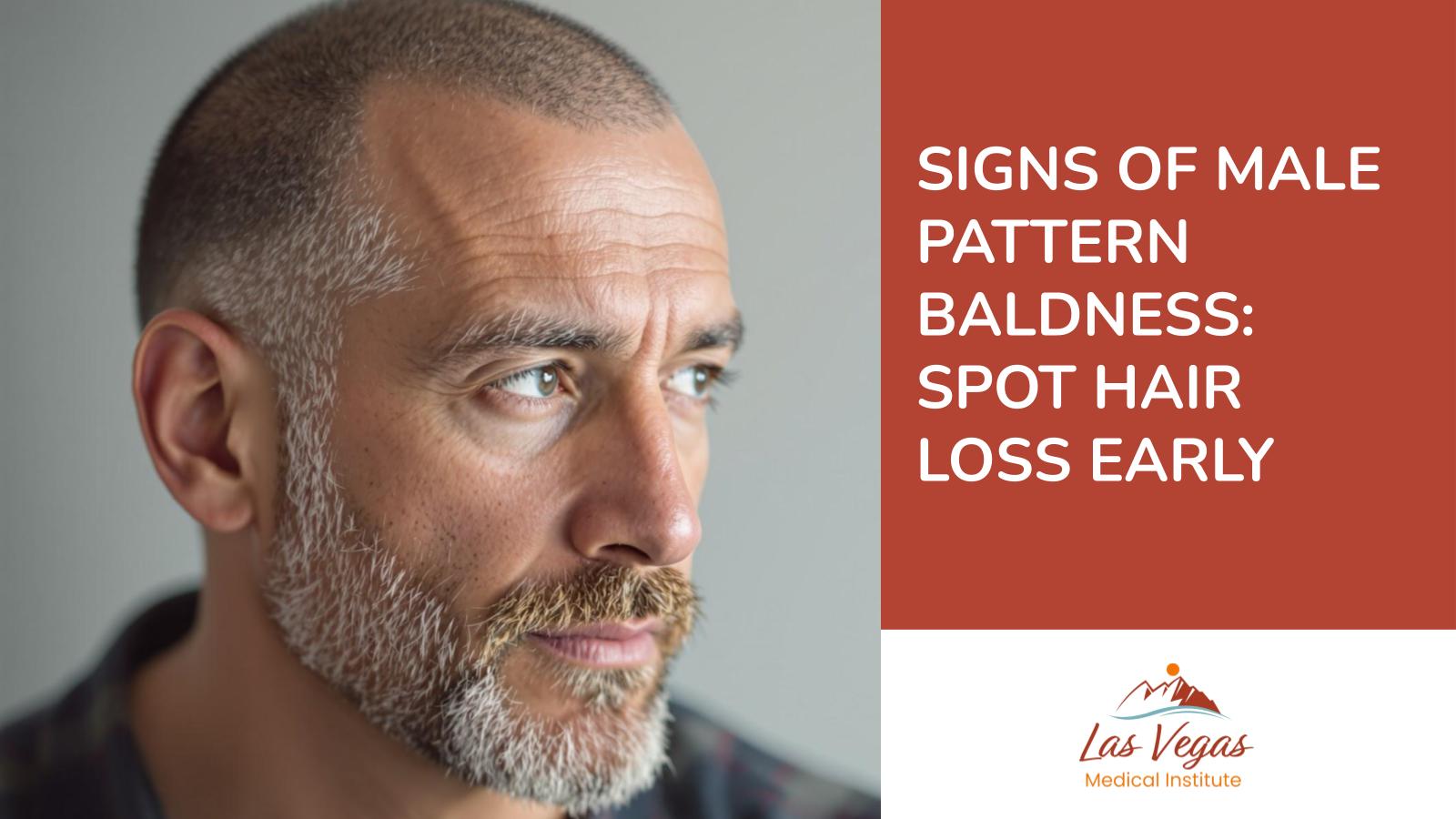 Signs of Male Pattern Baldness: Spot Hair Loss Early By Las Vegas Medical Institute